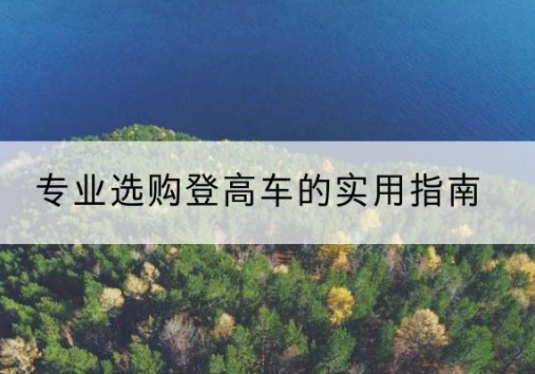 罗定电动登高车厂家推荐-专业选购登高车的实用指南